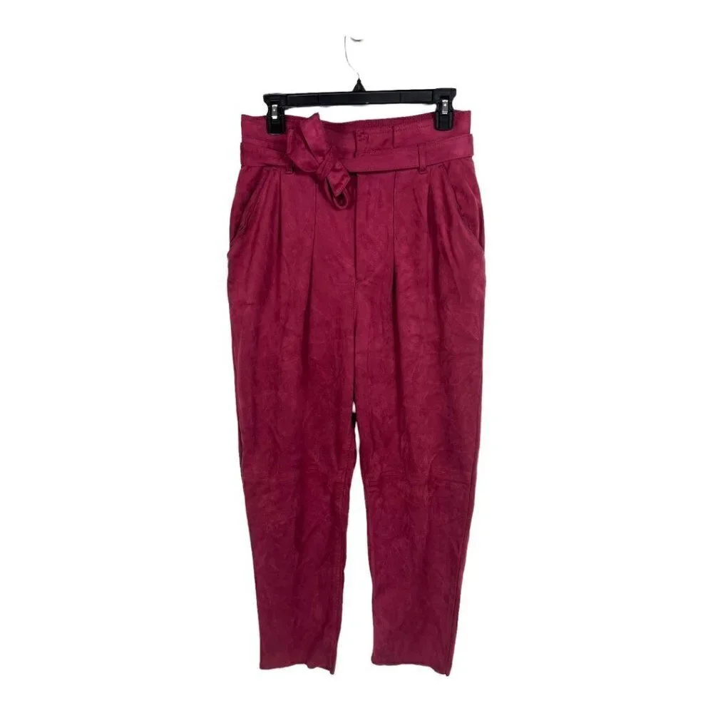 Free people high waist pants with‎ belt